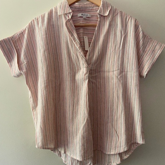 NWT Madewell Courier Button-Back Shirt - Picture 5 of 9